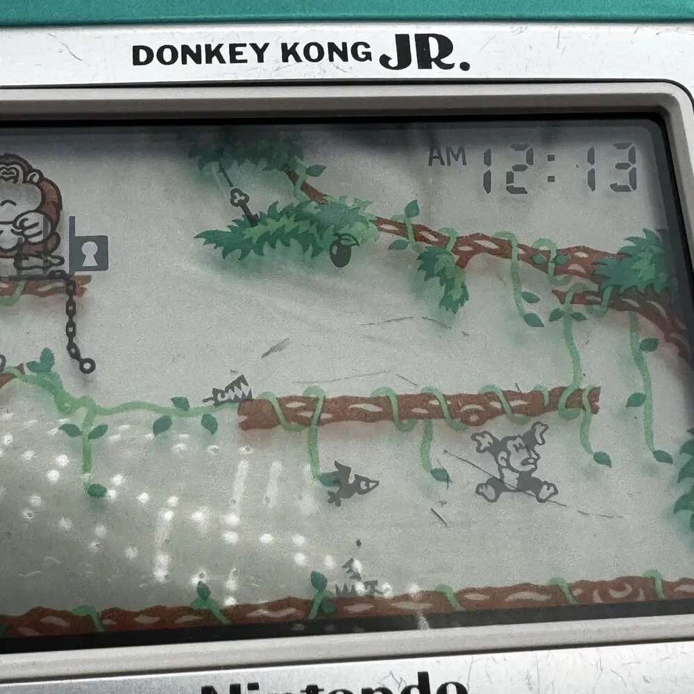 NINTENDO GAME AND & WATCH Donkey Kong Jr. Wide 1982 Retro VTG Tested Works Japan - Picture 3 of 8